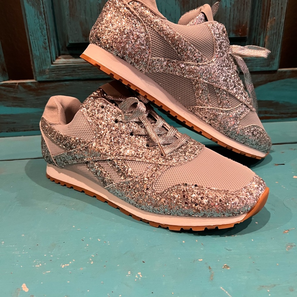 Glitter Silver Women's Sneakers